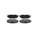 Kit de plaquettes de frein, frein à disque KBP-9026 Kavo parts, Vignette 4