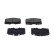 Kit de plaquettes de frein, frein à disque KBP-9047 Kavo parts, Vignette 2