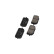 Kit de plaquettes de frein, frein à disque KBP-9061 Kavo parts, Vignette 3