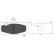 Kit de plaquettes de frein, frein à disque KBP-9073 Kavo parts