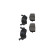 Kit de plaquettes de frein, frein à disque KBP-9074 Kavo parts, Vignette 5