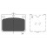 Kit de plaquettes de frein, frein à disque KBP-9079 Kavo parts, Vignette 2