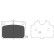 Kit de plaquettes de frein, frein à disque KBP-9081 Kavo parts