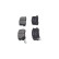 Kit de plaquettes de frein, frein à disque KBP-9082 Kavo parts, Vignette 5