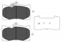 Kit de plaquettes de frein, frein à disque KBP-9085 Kavo parts