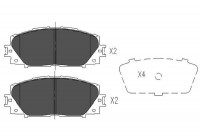 Kit de plaquettes de frein, frein à disque KBP-9097 Kavo parts
