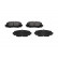 Kit de plaquettes de frein, frein à disque KBP-9097 Kavo parts, Vignette 2