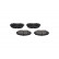 Kit de plaquettes de frein, frein à disque KBP-9097 Kavo parts, Vignette 4