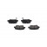 Kit de plaquettes de frein, frein à disque KBP-9107 Kavo parts, Vignette 4