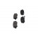 Kit de plaquettes de frein, frein à disque KBP-9107 Kavo parts, Vignette 5