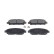 Kit de plaquettes de frein, frein à disque KBP-9110 Kavo parts, Vignette 2