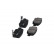 Kit de plaquettes de frein, frein à disque KBP-9115 Kavo parts, Vignette 3