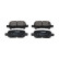 Kit de plaquettes de frein, frein à disque KBP-9119 Kavo parts, Vignette 2