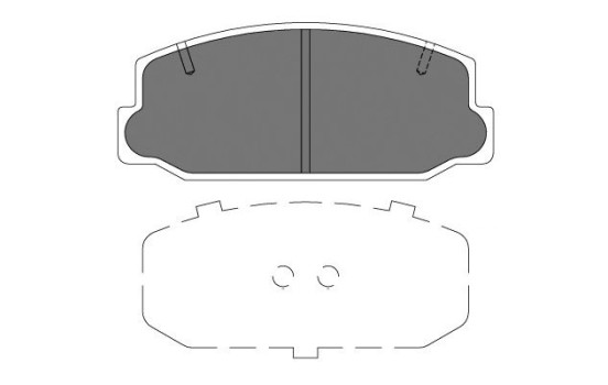 Kit de plaquettes de frein, frein à disque KBP-9126 Kavo parts