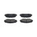 Kit de plaquettes de frein, frein à disque KBP-9140 Kavo parts, Vignette 4