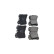 Kit de plaquettes de frein, frein à disque KBP-9150 Kavo parts, Vignette 5