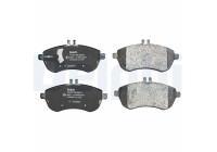 Kit de plaquettes de frein, frein à disque LP2028 Delphi