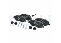 Kit de plaquettes de frein, frein à disque LP2043 Delphi