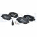 Kit de plaquettes de frein, frein à disque LP2064 Delphi, Vignette 2