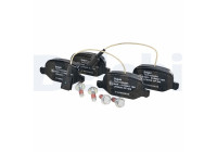 Kit de plaquettes de frein, frein à disque LP2300 Delphi
