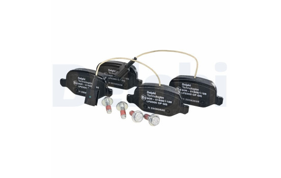 Kit de plaquettes de frein, frein à disque LP2300 Delphi