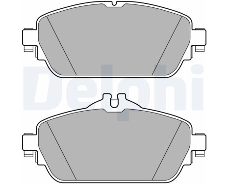 Kit de plaquettes de frein, frein à disque LP2764 Delphi