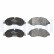 Kit de plaquettes de frein, frein à disque LP3136 Delphi