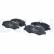 Kit de plaquettes de frein, frein à disque LP3138 Delphi
