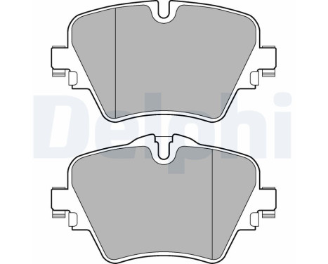 Kit de plaquettes de frein, frein à disque LP3182 Delphi