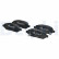 Kit de plaquettes de frein, frein à disque LP3236 Delphi