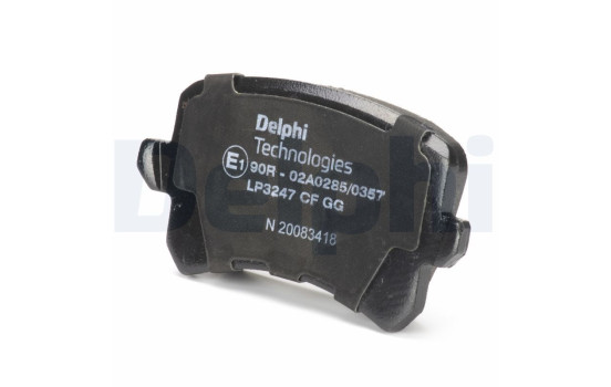 Kit de plaquettes de frein, frein à disque LP3247 Delphi, Image 2