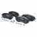 Kit de plaquettes de frein, frein à disque LP3401 Delphi