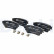 Kit de plaquettes de frein, frein à disque LP3408 Delphi