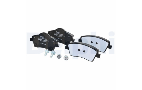 Kit de plaquettes de frein, frein à disque LP3528 Delphi