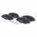 Kit de plaquettes de frein, frein à disque LP3584 Delphi