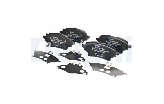 Kit de plaquettes de frein, frein à disque LP3608 Delphi