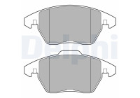 Kit de plaquettes de frein, frein à disque LP3684 Delphi