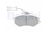 Kit de plaquettes de frein, frein à disque LP444 Delphi