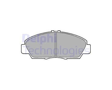 Kit de plaquettes de frein, frein à disque LP869 Delphi