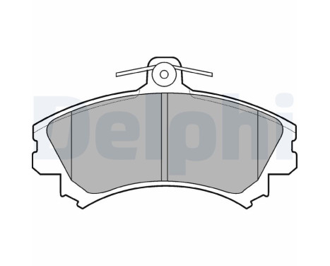 Kit de plaquettes de frein, frein à disque LP993 Delphi