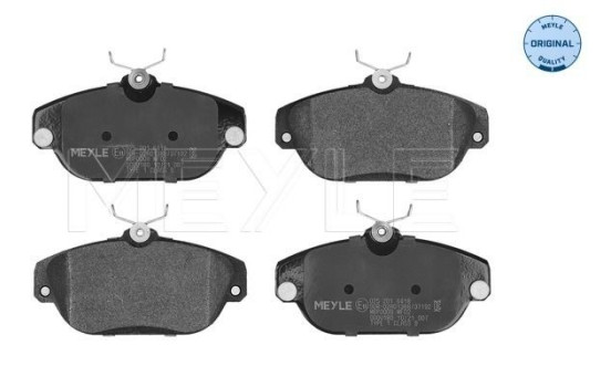 Kit de plaquettes de frein, frein à disque MEYLE-ORIGINAL Quality 025 201 6418, Image 2