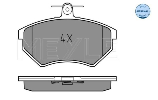 Kit de plaquettes de frein, frein à disque MEYLE-ORIGINAL Quality 025 201 6816