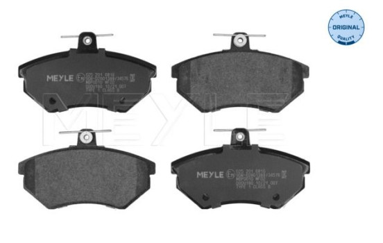 Kit de plaquettes de frein, frein à disque MEYLE-ORIGINAL Quality 025 201 6816, Image 2