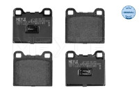 Kit de plaquettes de frein, frein à disque MEYLE-ORIGINAL Quality 025 202 2815