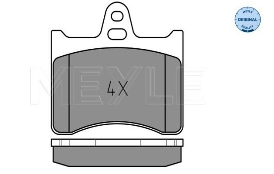 Kit de plaquettes de frein, frein à disque MEYLE-ORIGINAL Quality 025 203 8915