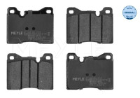 Kit de plaquettes de frein, frein à disque MEYLE-ORIGINAL Quality 025 204 3715