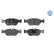 Kit de plaquettes de frein, frein à disque MEYLE-ORIGINAL Quality 025 206 2919