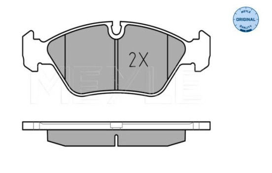 Kit de plaquettes de frein, frein à disque MEYLE-ORIGINAL Quality 025 206 2919, Image 3