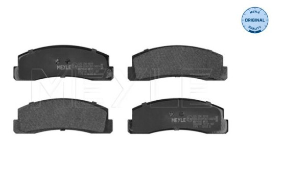 Kit de plaquettes de frein, frein à disque MEYLE-ORIGINAL Quality 025 206 6016, Image 2