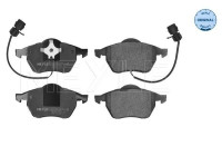 Kit de plaquettes de frein, frein à disque MEYLE-ORIGINAL Quality 025 206 7619/W